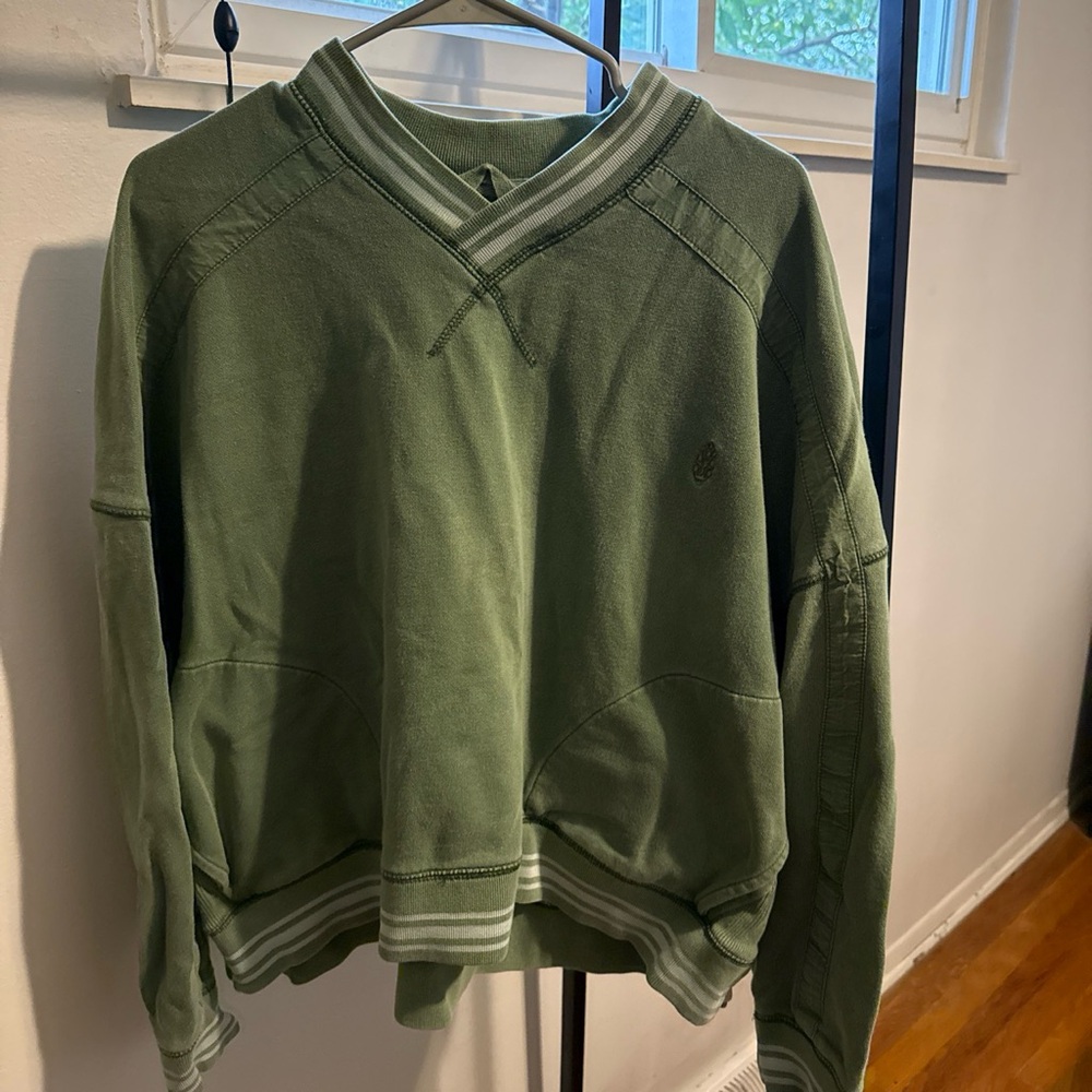Free People V-Neck Sweatshirt